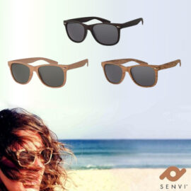 Oferta de gafas de sol con estampado de madera