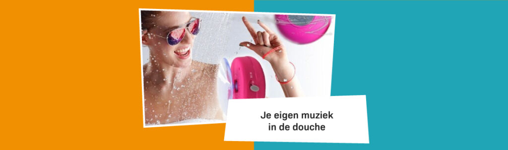 Bannières de blog Votre propre musique sous la douche