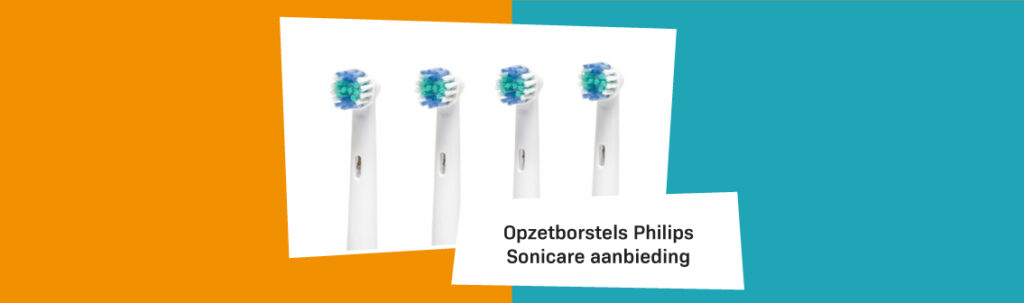 Blog Banners Opzetborstels Philips Sonicare Aanbieding