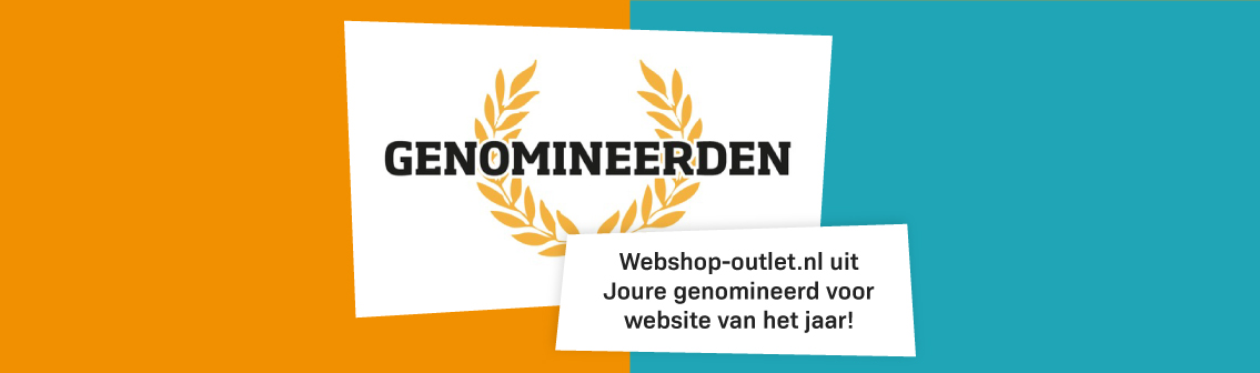 Banner per blog Outlet per negozi online Nominato per il sito web dell'anno