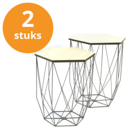 2x side table