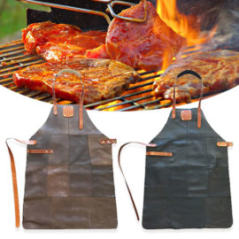 Tablier en cuir BBQ