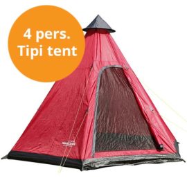 Tipi tent red