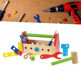 Toi-toys-Holz-Werkzeugkasten