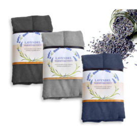 Almofada de aquecimento com aroma de lavanda