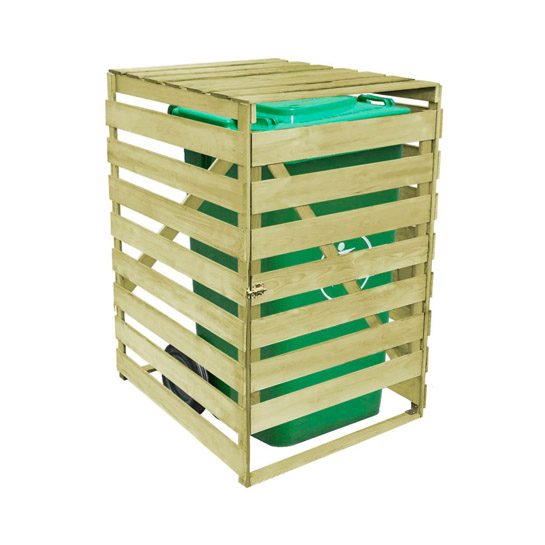 Containerberging-hout-enkel