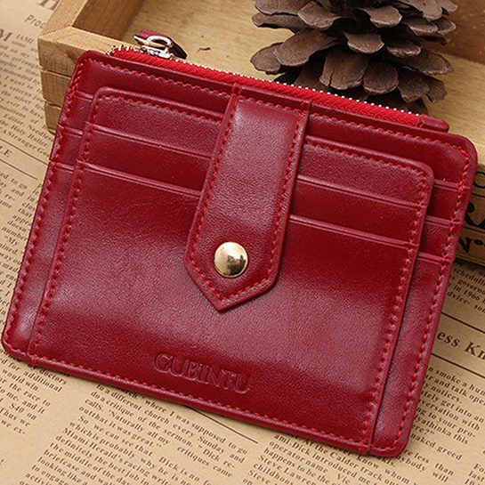 ultra dunne wallet red