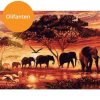 Elephant paint-by-numbers