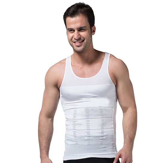 Ellende compressie Gematigd Figuurcorrigerend shirt v mannen voor €18,95, tijdelijk GRATIS verzending!