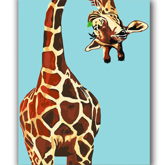 Girafe Peinture Par Numéros