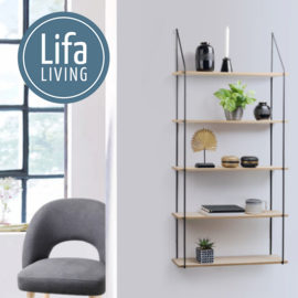 Alicante Wall Rack 5 Shelves