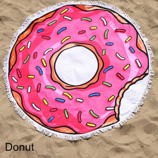 Donut Beach Towel