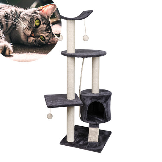 Muildier afstuderen baas Urban Living Kats® Katten krabpaal 62x60x120cm - Webshop-outlet.nl |  Aanbiedingen tegen OUTLET prijzen!