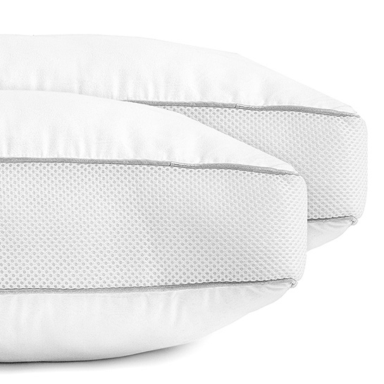 2x 3d Air Cushions White 70×60 Cm Zensation Close Up 3