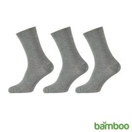 Zachte Bamboo Sokken Grijs Vrijstaand