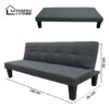 Urban Living Sofa bed Sofa bed Anthracite 3