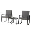 2 Luxury Rocking Chairs Incl. Table Mello 11
