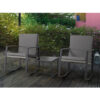 2 Luxury Rocking Chairs Incl. Table Mello 4