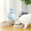Automatischer Tränke- und Futterspender – 3,75-Liter-Spender – für Hund oder Katze 3