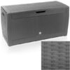 Rattan Storage Box 119x48x60cm Gray 1