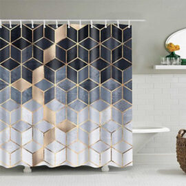 Douchegordijn Kubus
