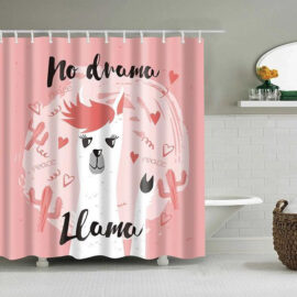 Shower Curtain No Drama Lama