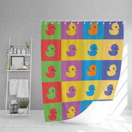 Shower Curtain Rubber Ducks 545