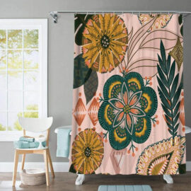 Shower Curtain Flowers