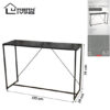 Industrial Metal Console Table