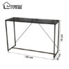 Industrial Metal Console Table1