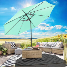 Goodvibes Tilting Parasol 270cm Green