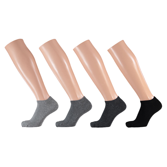 Bio Katoen Sneakersokken Grijstinten