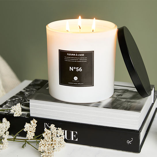 Lifa Living - Scented candles - 2 variants - 12x12 cm - Webshop-outlet.nl | Offers at OUTLET prices!