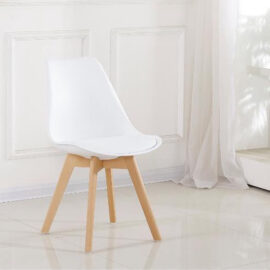 Mooyak College Chair Set Par 2 Blanc Thumbnail