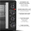 Turbotronic Feo45 Elektrische Oven 45 Liter Zwart Informatie