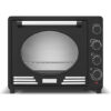 Turbotronic TT Ev35r Retro Stainless Steel Freestanding Electric Oven – 35 L – 1600w Black Front