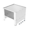 Washing Machine Pedestal With Storage Compartment White From Above
