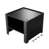 Washing Machine Pedestal With Storage Compartment Black From Above