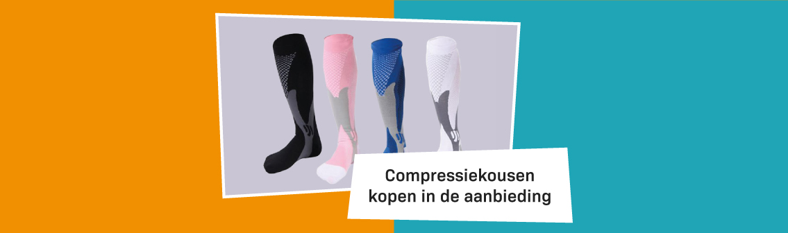 Offerta di calze a compressione banner blog
