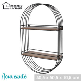 Rack de parede Urban Living Oval