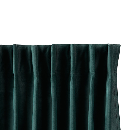 Velvet Gordijn (150 X 250 Cm) Groen 1