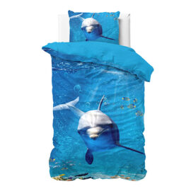 Dekbedovertrek Dolfijn Witte Achtergrond