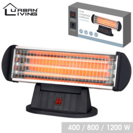 Urban Living Quartz Heater 400w800w1200w 3 Heat Settings