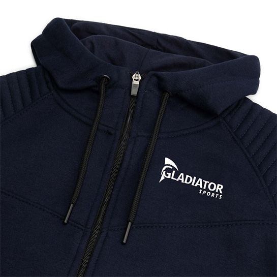 Gladiator Sweatshirt (met Logo) Navy Blue Detail Lr2 (1)