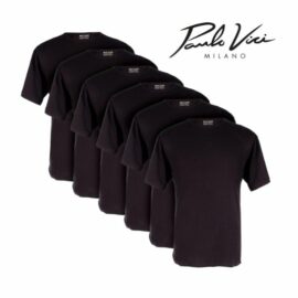Lot de 6 chemises noires Paulo Vici