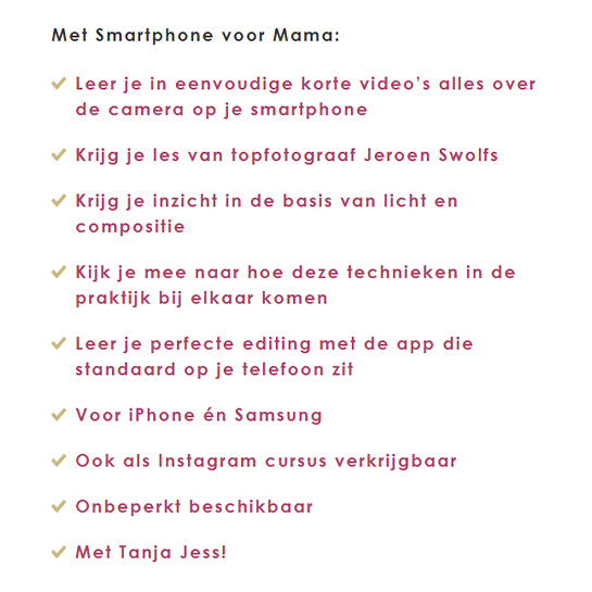 Photo Class Smartphone Voor Mama 2
