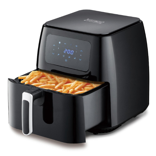 Royalty Digital Airfryer – 1700W – 6,5L – Black - Webshop-outlet.nl Offers at prices!