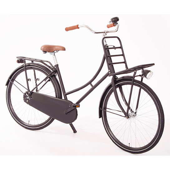 Bicicleta feminina clássica Transporte Omafiets 26″ Travão de montanha-russa Pano lacado