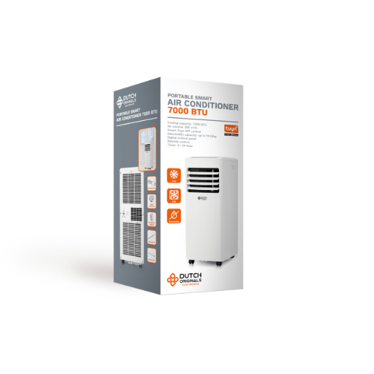 Millimeter Afhankelijkheid wees stil Dutch Originals - Smart Airco - 7000 BTU - Met App - Webshop-outlet.nl |  Aanbiedingen tegen OUTLET prijzen!