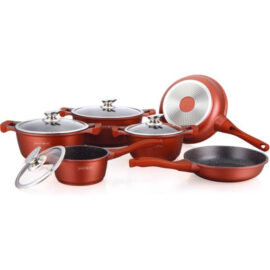 Royalty Line 10 Delige Marmer Coating Pannenset 2